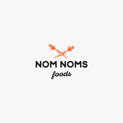 playful logo for food blog