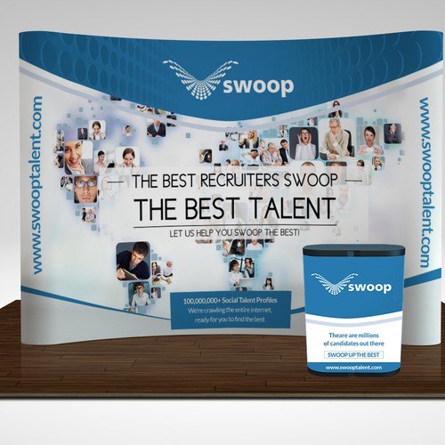 Create the Trade show booth for SwoopTalent