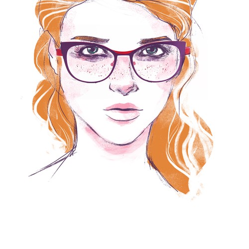 Illustration for eyewear
