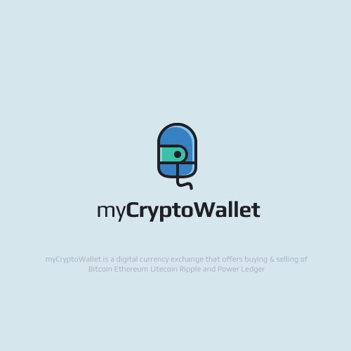 Bold Logo For Digital Crypto Currency