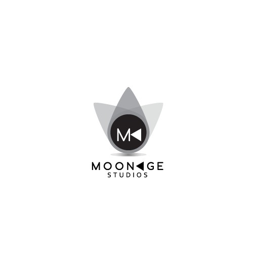 Create a minimalist logo for Moonage studios