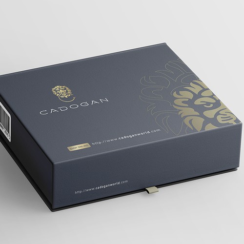 Luxury menswear branded box design