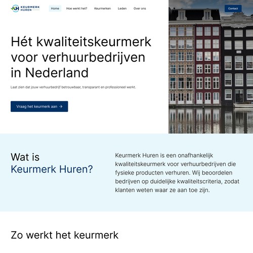 Design concept for rental certification company