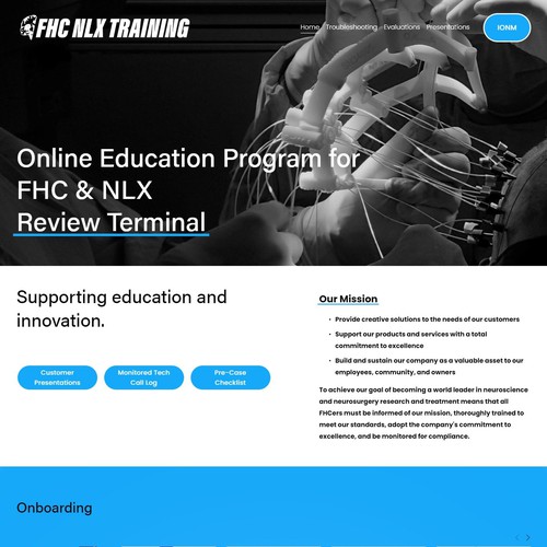 Technical Training Website