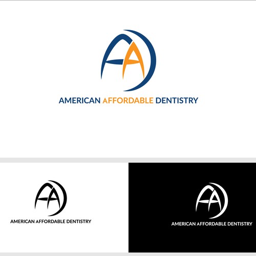 Dental logo concept for American Affordable Dentestry