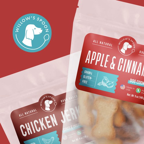 Willow's Spoon Dog Cookies Label Design