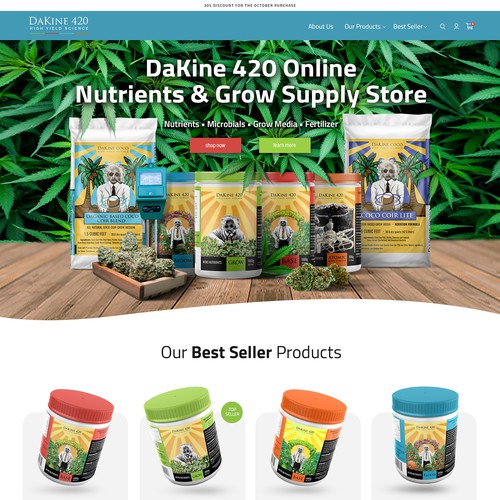Cannabis industry site seeks exciting ecommerce designer