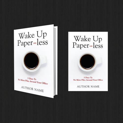 Winner - Wake Up Paper-Less Book Cover Design Title