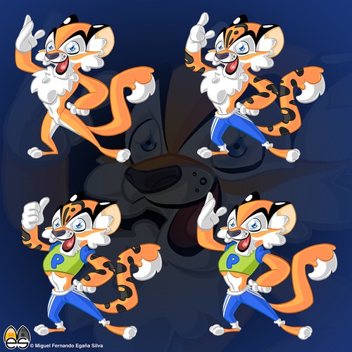 Mascot-Design healthy tiger