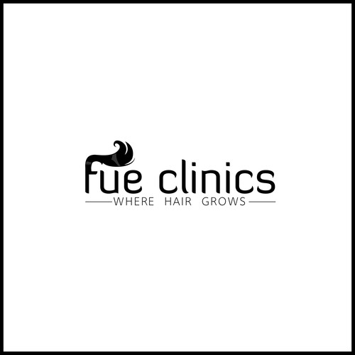 logo FUE clinics Fresh, Modern and Unique