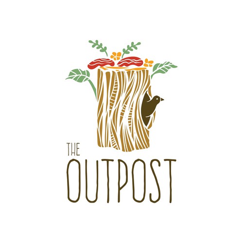 Woody logo for The Outpost