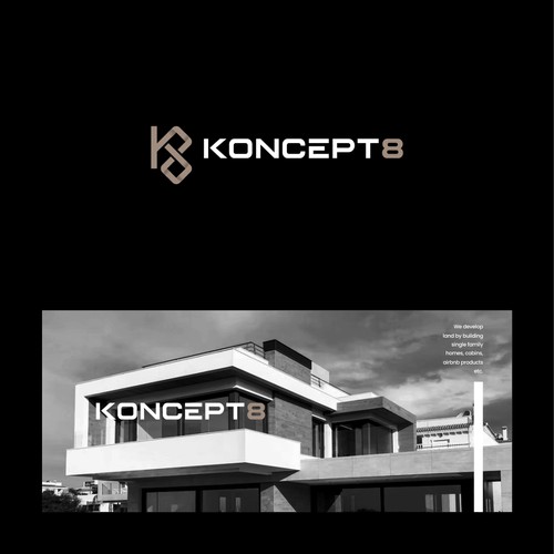 Modern Logo For Real Estate Developer, KONCEPT 8