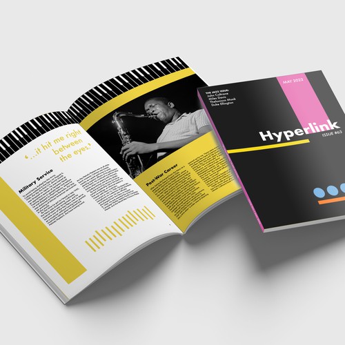 Hyperlink Magazine Mock-up