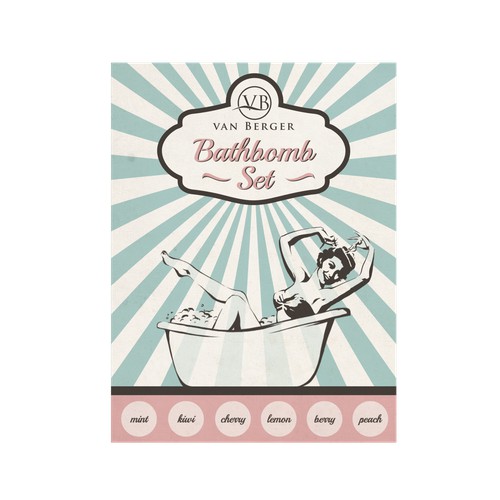 Packaging concept for a Bathbomb Set