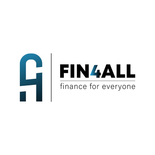 Logo concept for financial company