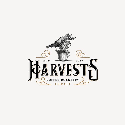 Logo for Harvests Coffee Roaster