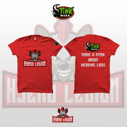 Hyena Legion Tshirt mascot design