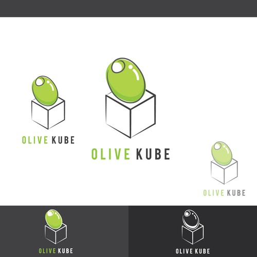 Submitted logo design for Olive Kube