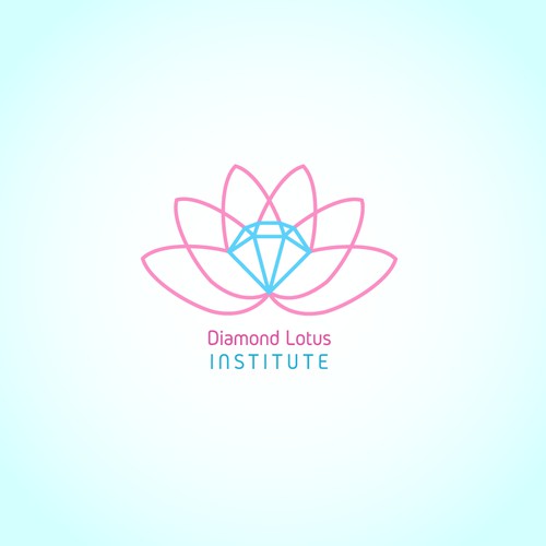 Diamond Lotus Logo for Vietnamese development institute