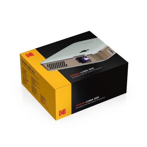 Packaging for Kodak's New Portable Projector