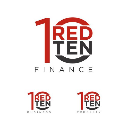 logo concept for red ten finance