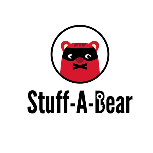 Secretive teddy bear logo