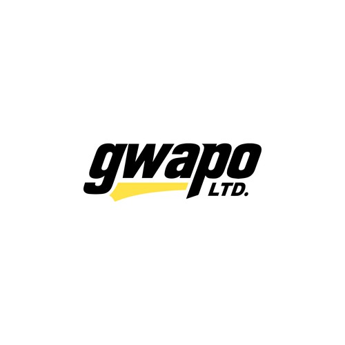 Gwapo Ltd. — Bold Modern Service Company Wordmark Logo