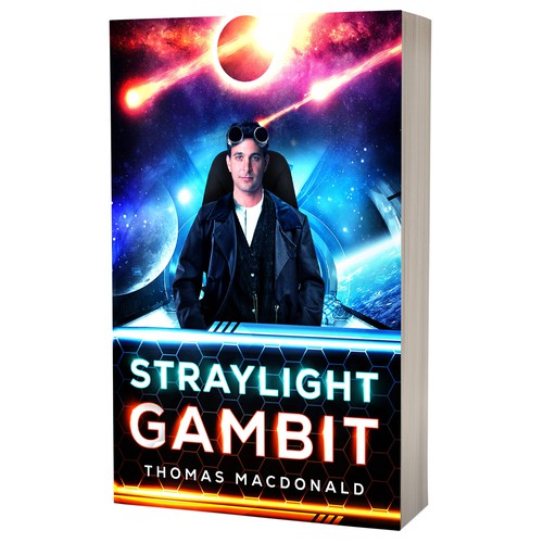 Book cover design - Straylight Gambit by Thomas Macdonald