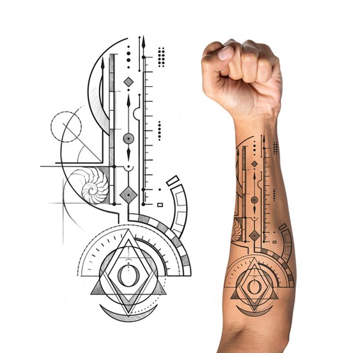 Ruler Tattoo
