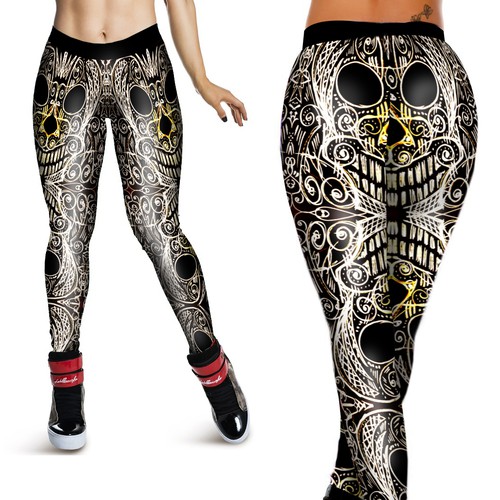 Create an awesome illustration for leggings print