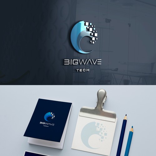 Modern logo concept for tech company