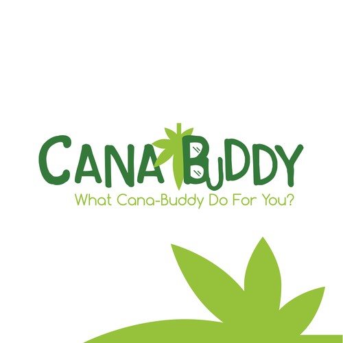 Fun logo with character for a high quality Cannabinoid Oil company