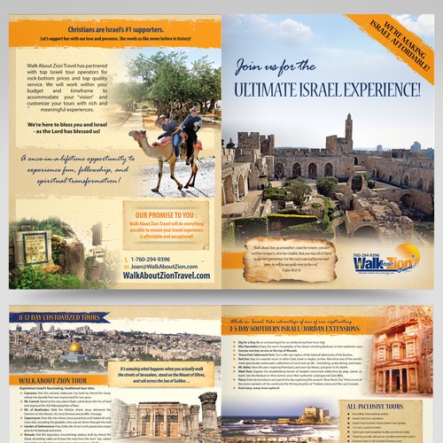 Christian Group travel brochure