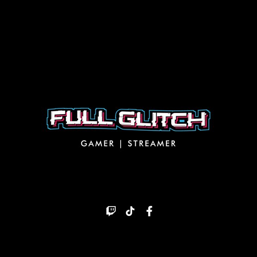 Full Glitch Logo
