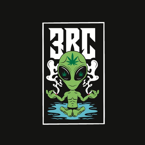 Alien High Illustration Design