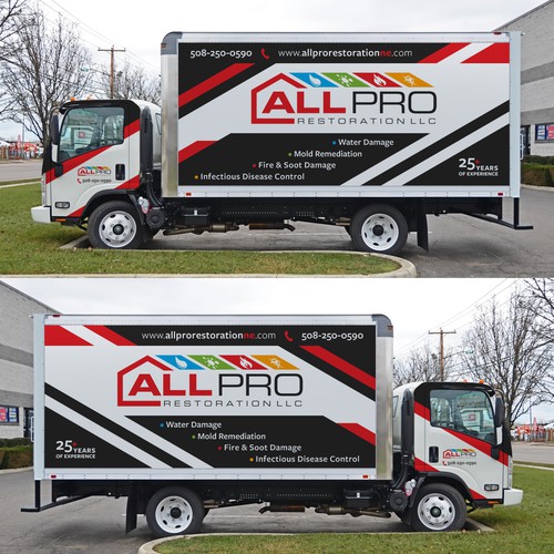 AllPro Restoration LLC Truck Wrap Design