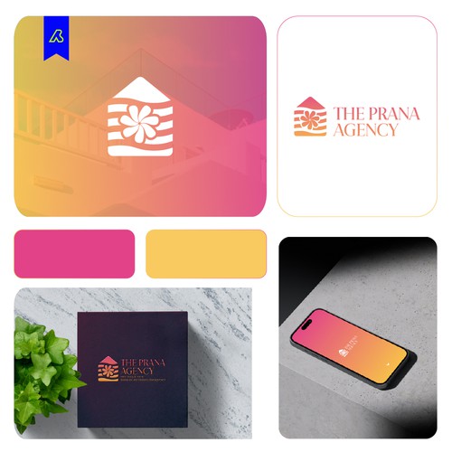 The Prana Agency Logo design
