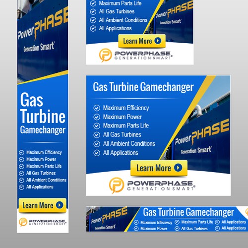 Banner ads design for PowerPHASE