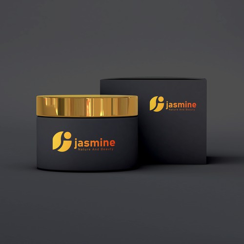 jasmine Nature And Beauty Woman Cosmetic Salon Logo Design