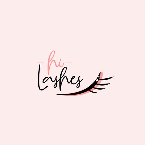 Logo "Hi lashes"