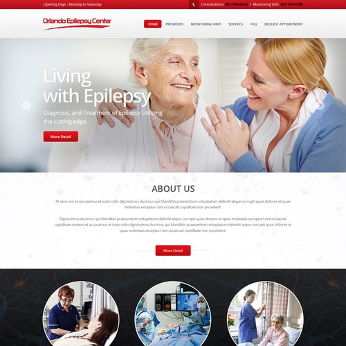 Orlando Epilepsy Center Redesign