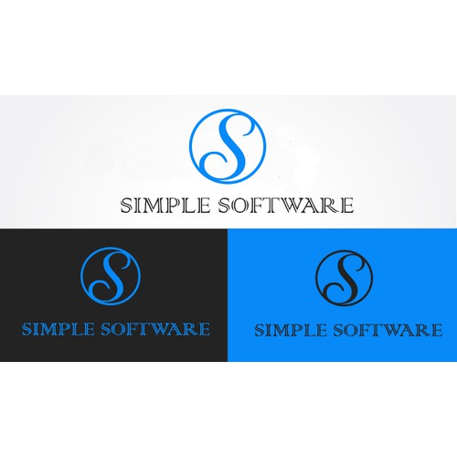 Create a playful, simple logo for a software company.