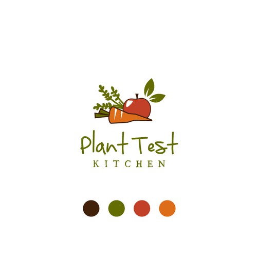 Vegan, plant-based recipes logo