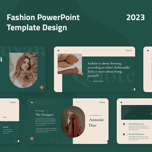 Fashion Design PowerPoint Template