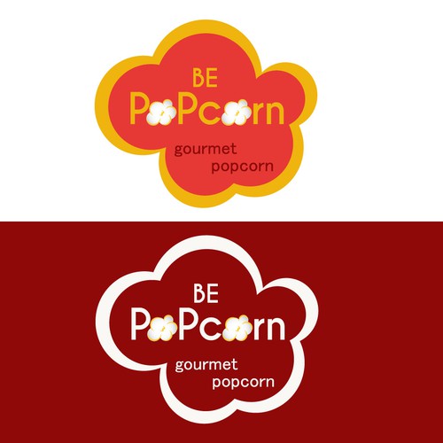 Logo concept for popcorn