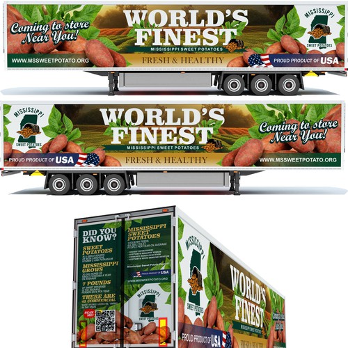Trailer wrap design