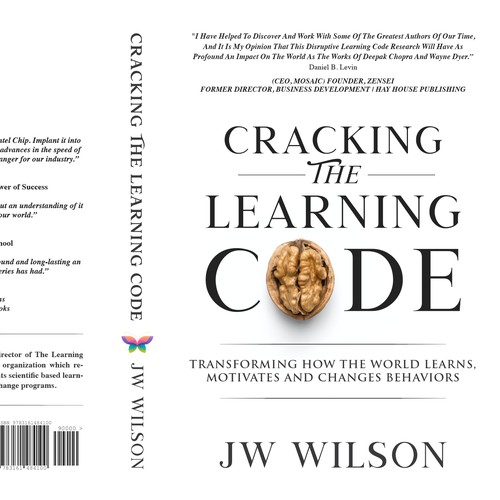 CRACKING THE LEARNING CODE BOOK COVER DESIGN