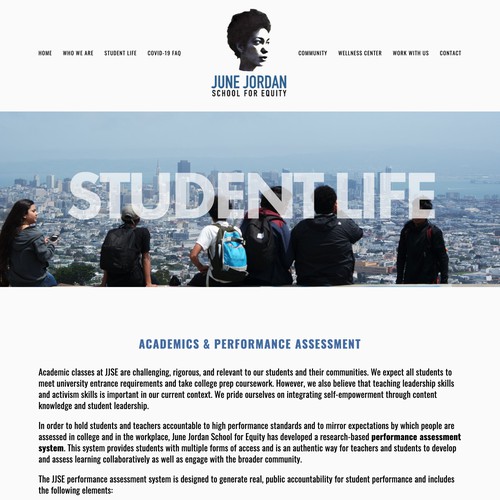 High School Website Design