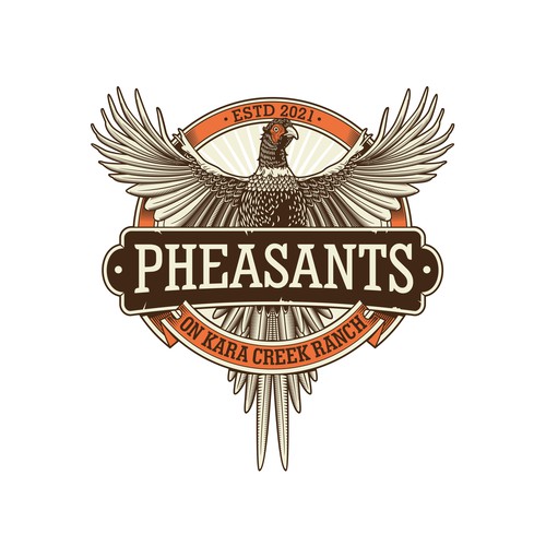 Pheasants badge design