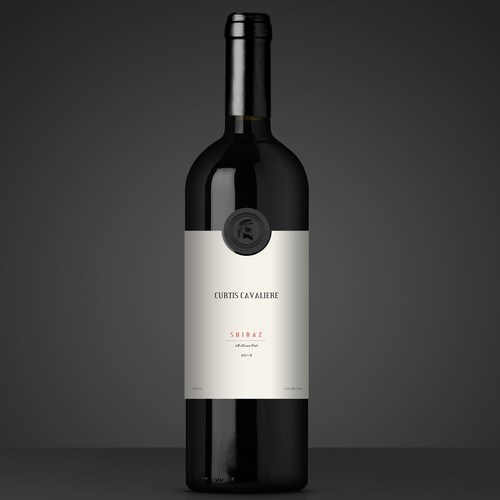 Creative Wine Label Design for 'Curtis'